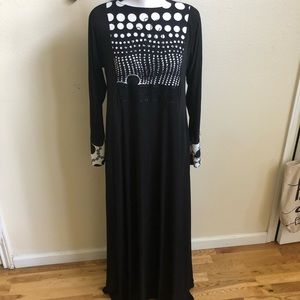 1960’s Black & White gown